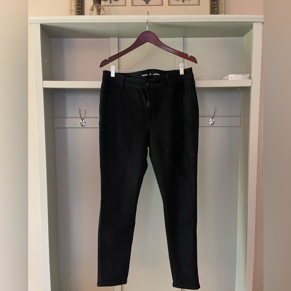 Old Navy Super Skinny High-Rise Stretch (short length)